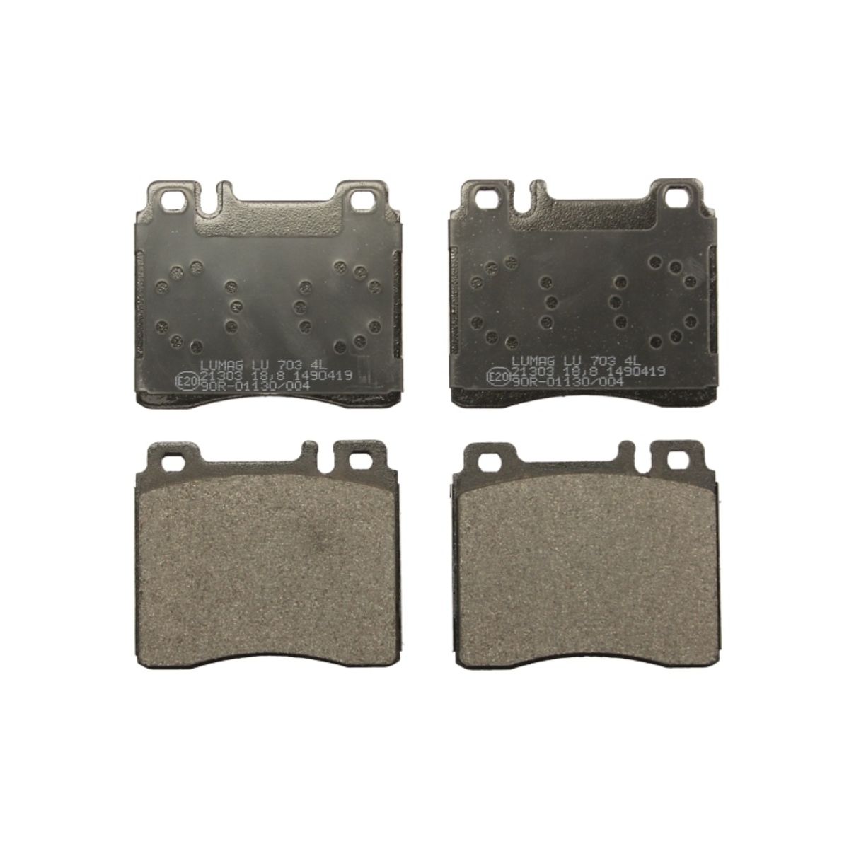 Bremsbelagsatz, Scheibenbremse BRECK 21303 00 703 20