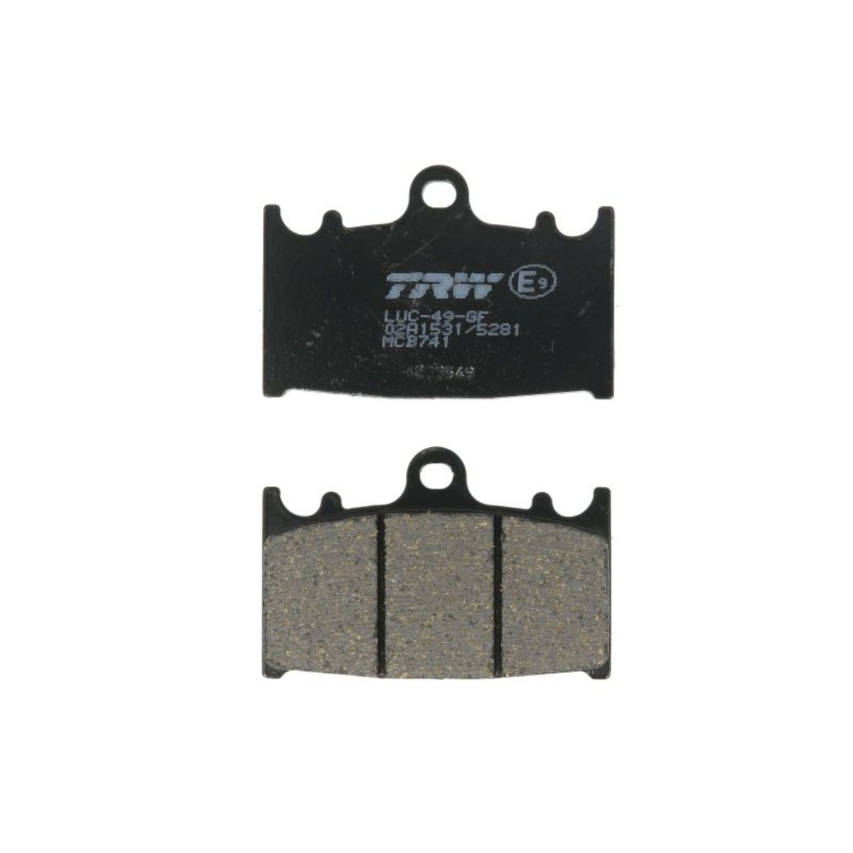 Trw Bremsbelagsatz Mcb741