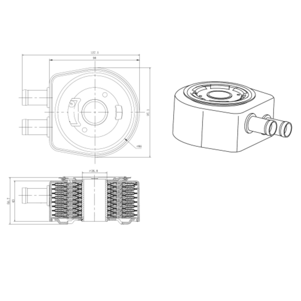Image of Olie radiator, motorolie
