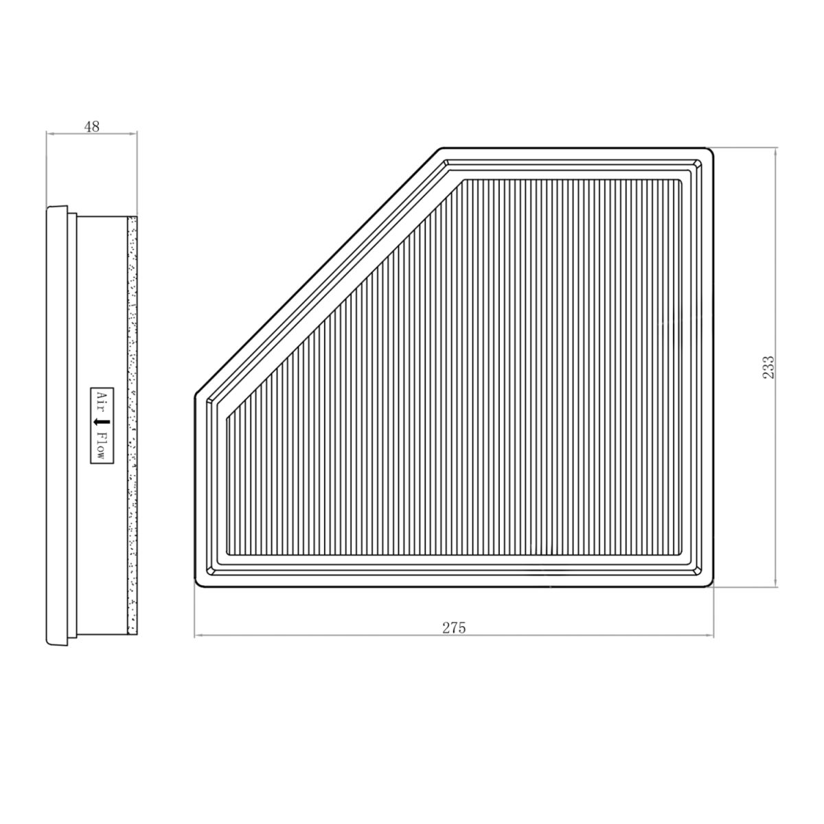 Image of Luchtfilter  BILSTEIN