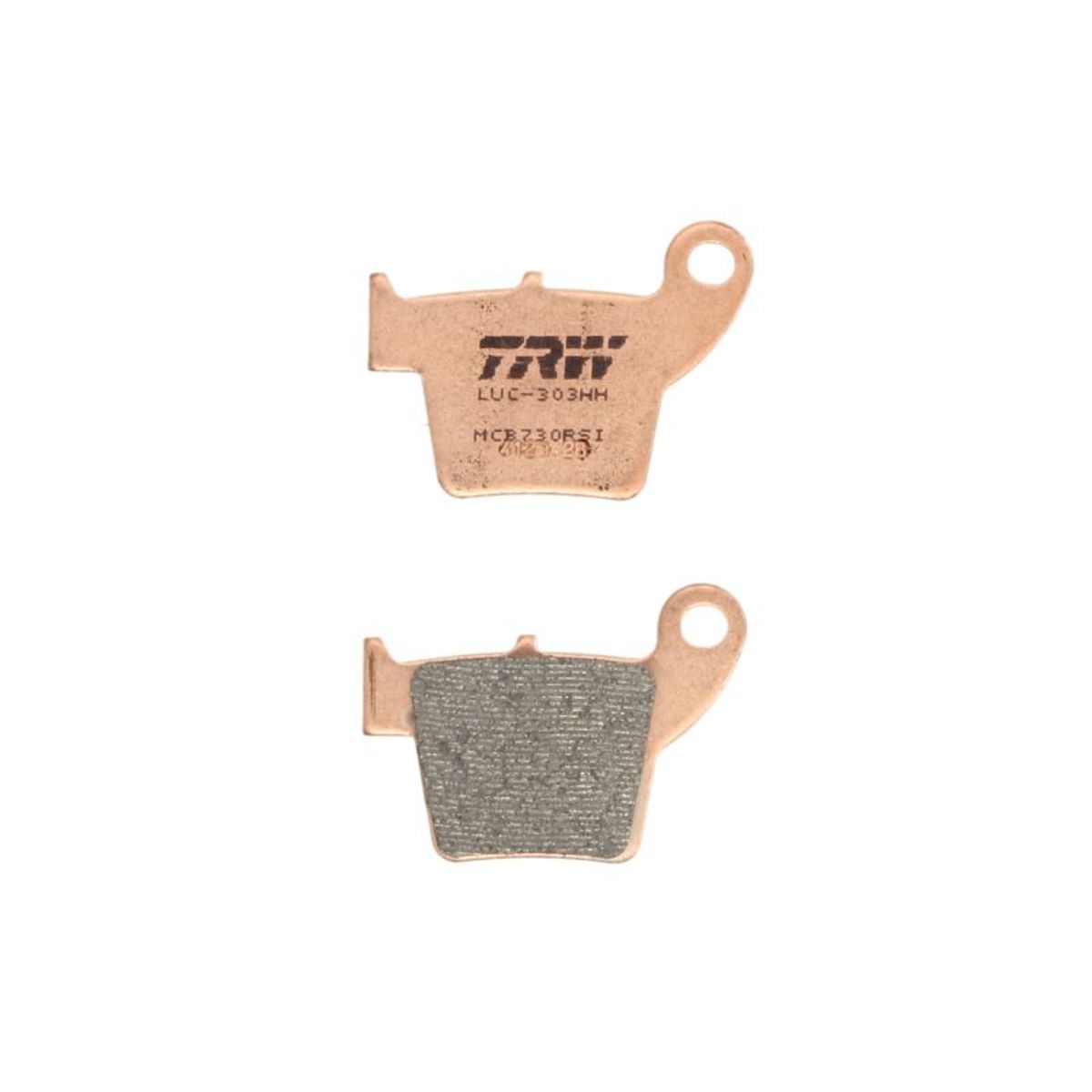 Jeu de plaquettes de frein TRW MCB730 sans homologation routière