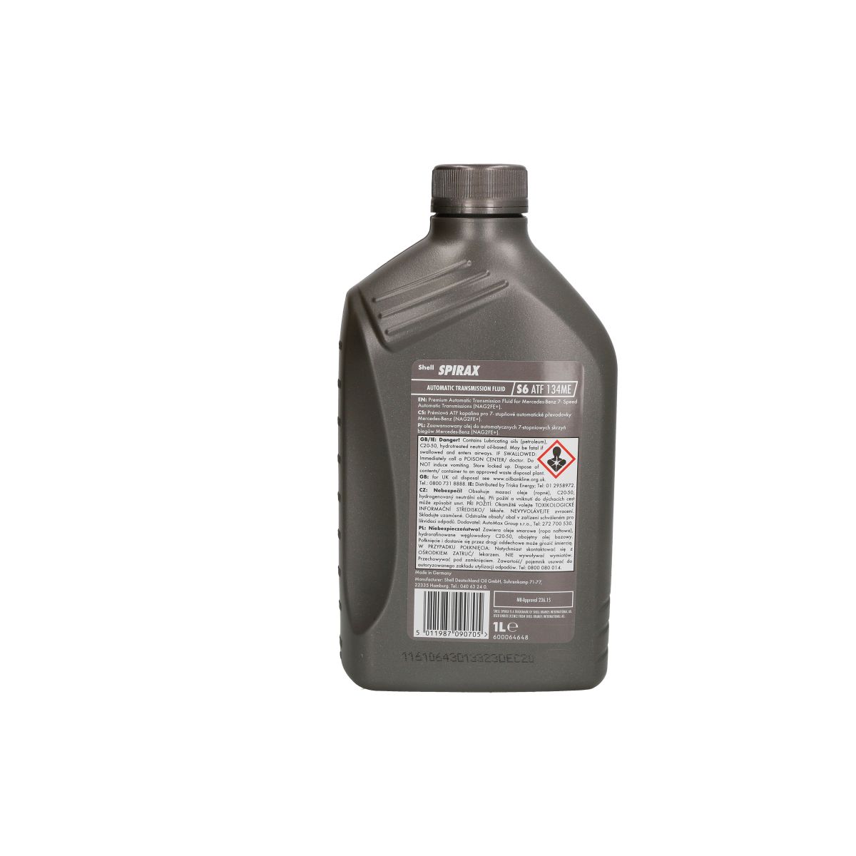 Automatikgetriebeöl SHELL 550075035 Spirax S6 ATF 134 ME 1L für ...