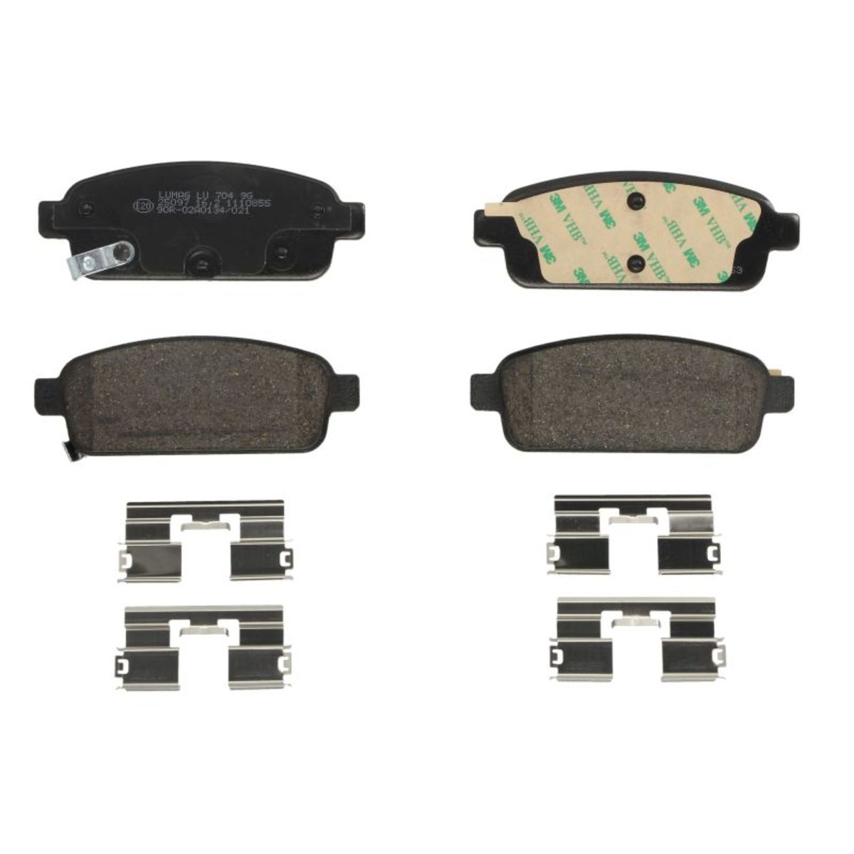 Breck Bremsbelagsatz 25096 00 704 20, Hinten