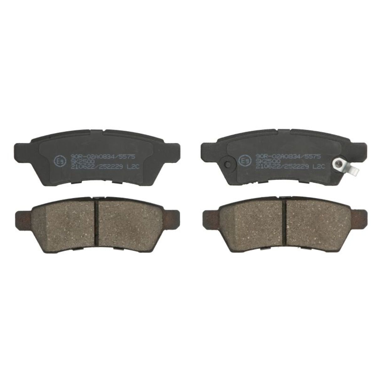 Lpr Bremsbelagsatz 05P2229, Hinten