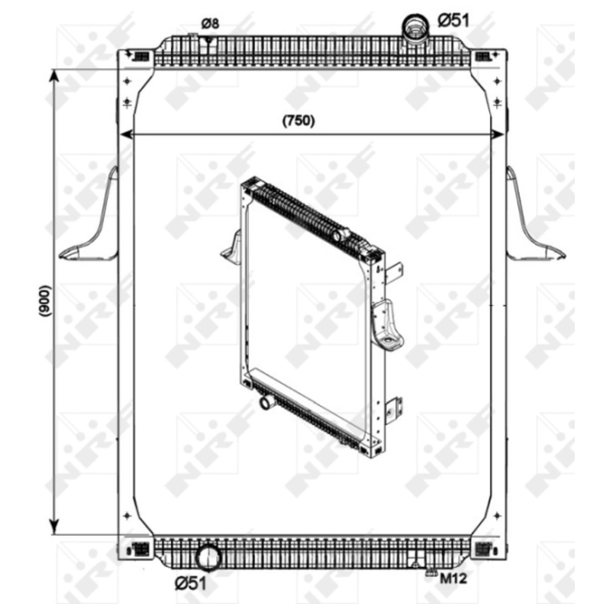 Nrf Radiator, Motorkoeling 529700