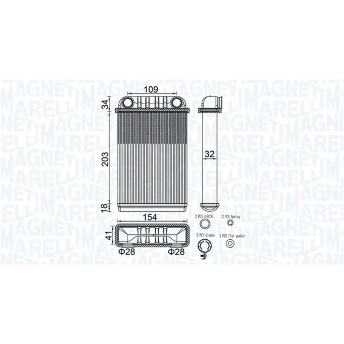 Magneti Marelli Waterverwarmer 350218512000