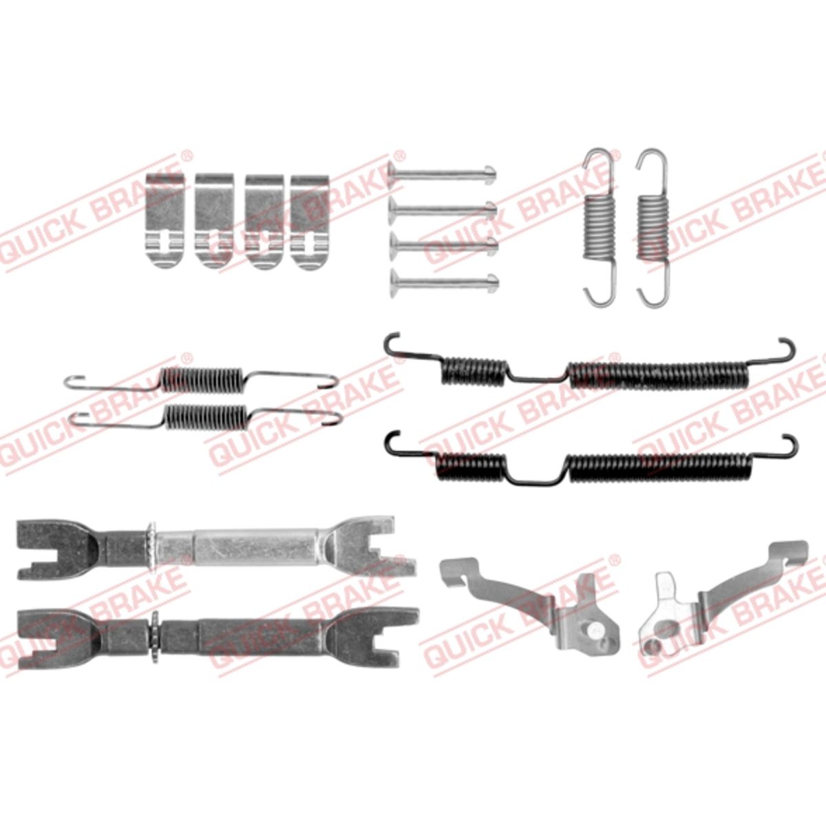 Zubehörsatz, Bremsbacken QUICK BRAKE 105-0045S-02