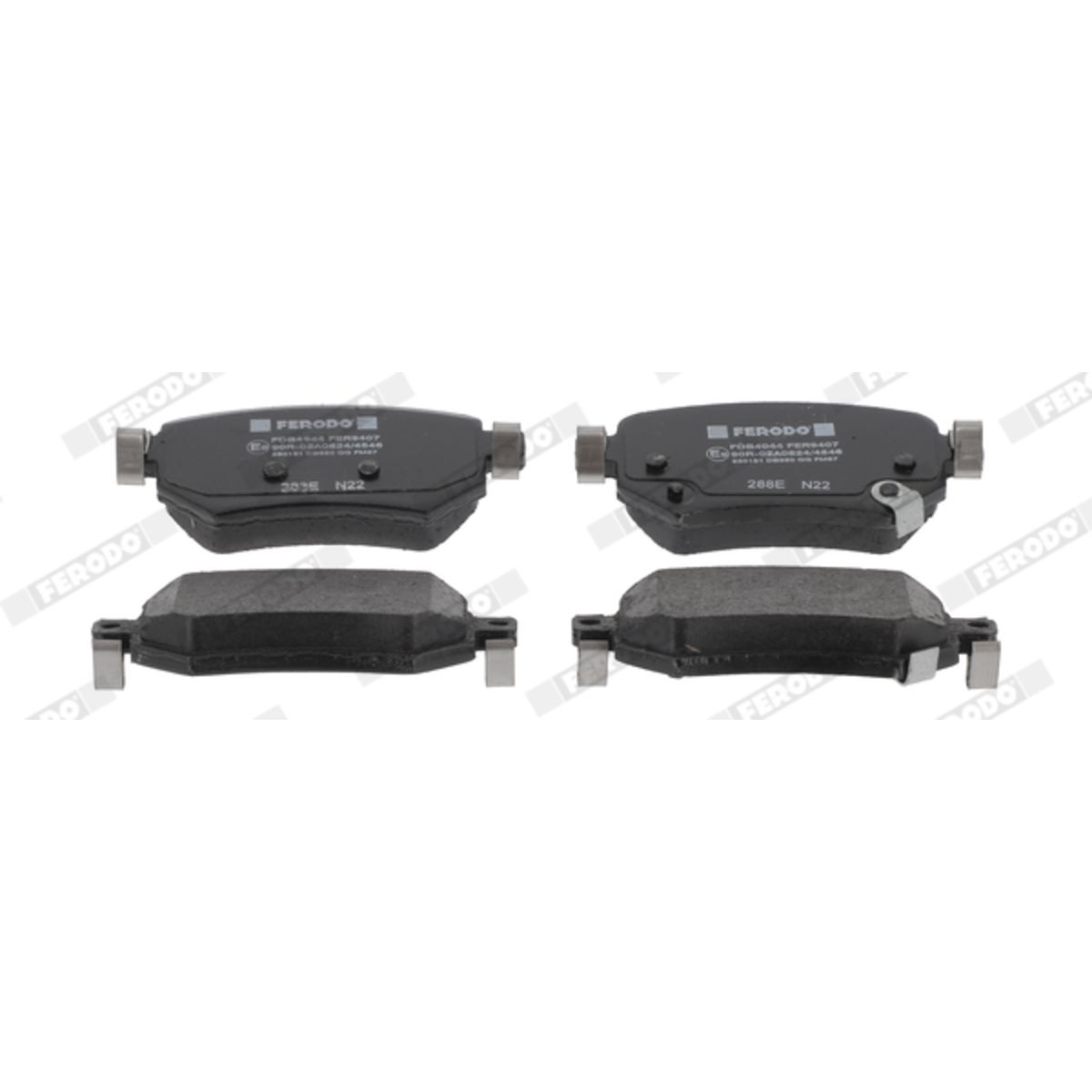 Bremsbelagsatz FERODO FDB4944, Hinten