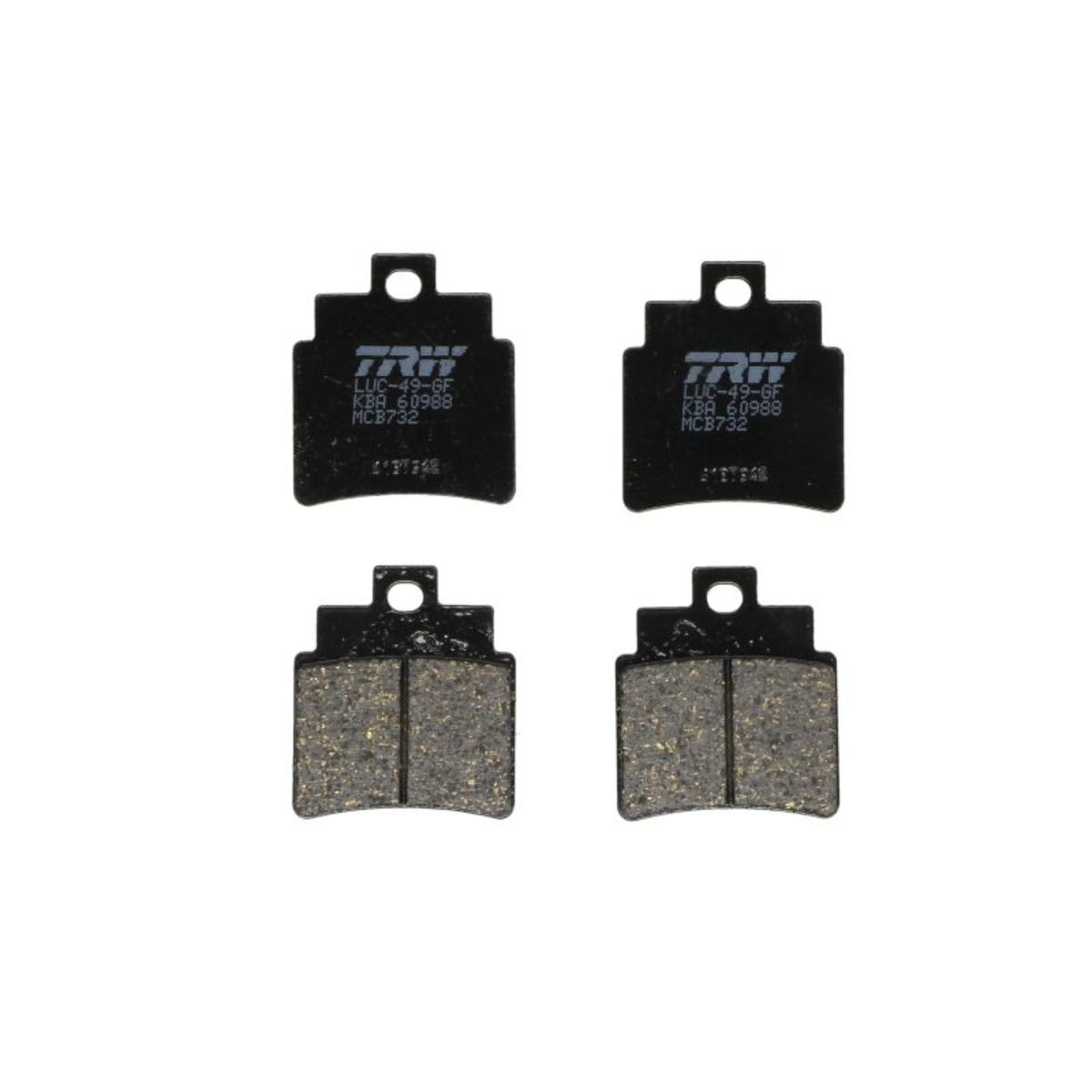 Trw Remblokkenset Lucas Mcb732