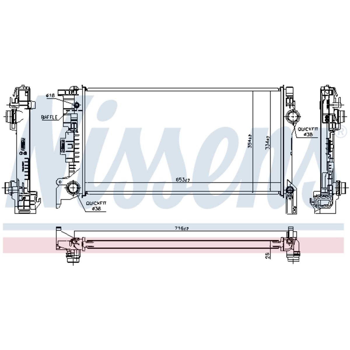 Image of Radiator, motorkoeling