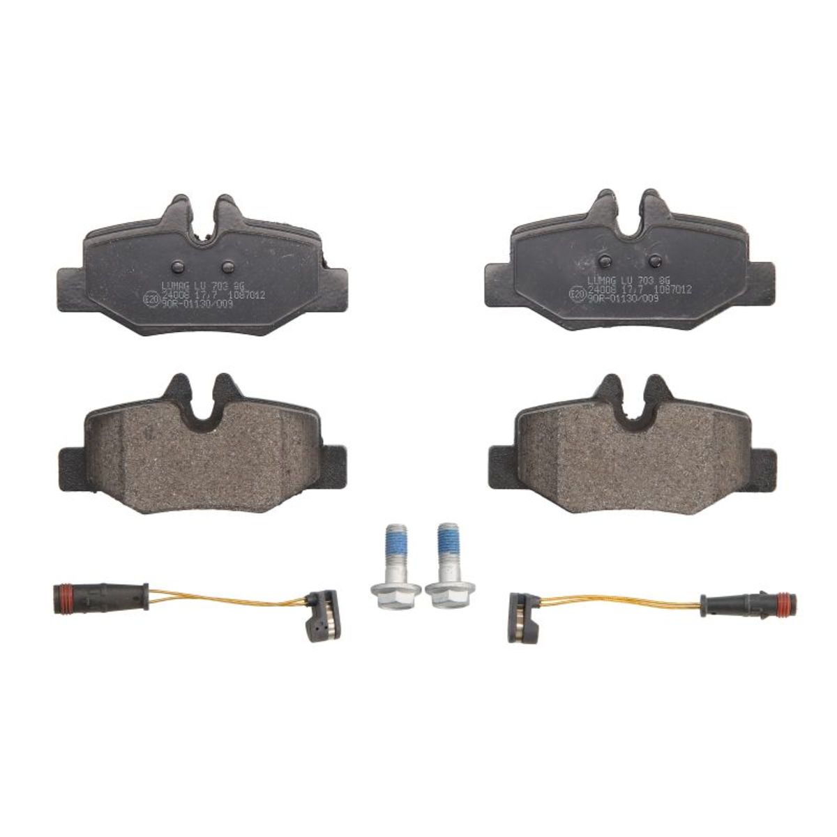 Breck Bremsbelagsatz 24008 00 703 00, Hinten