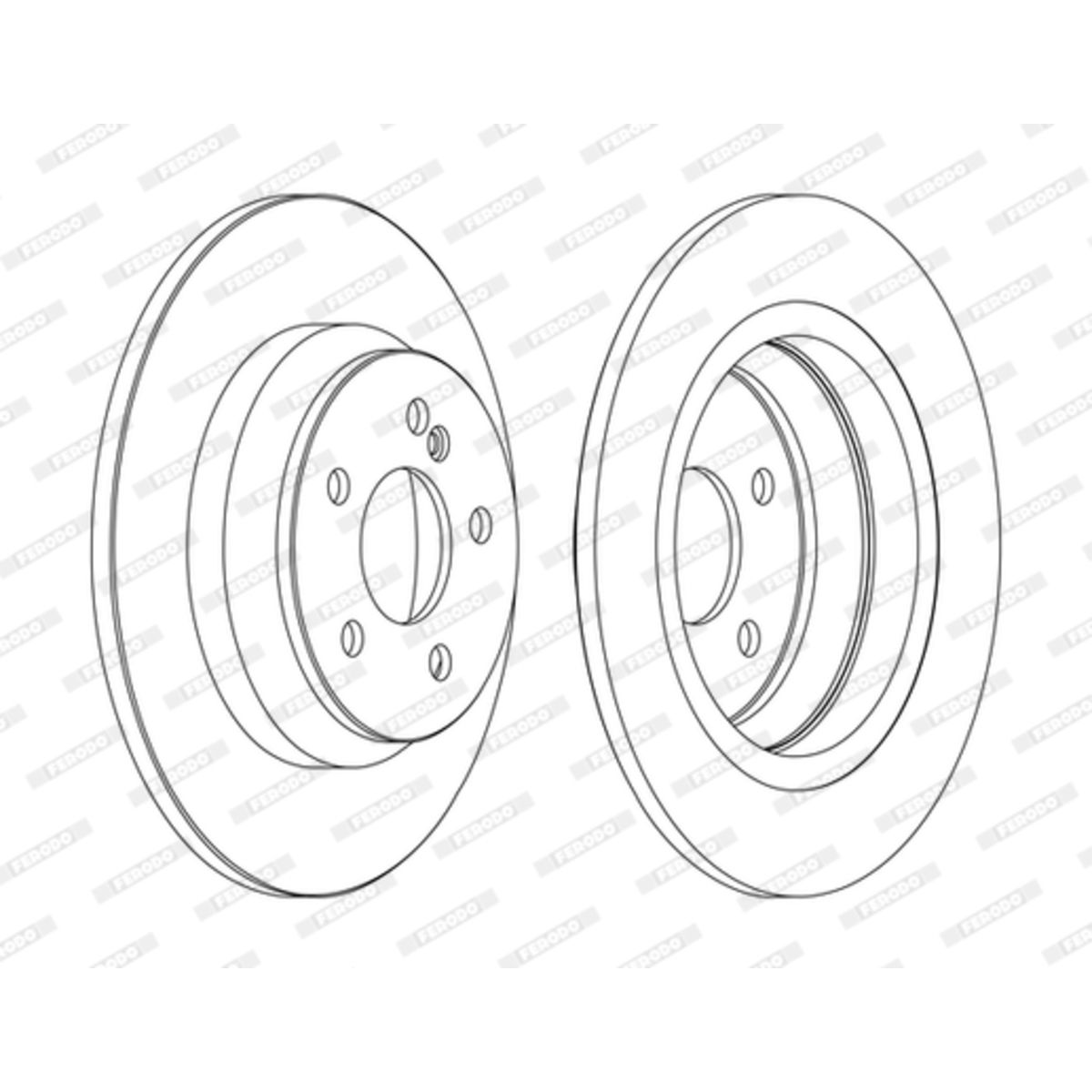 Ferodo Disque De Frein Ddf1675c Mercedes-Benz - Image 3