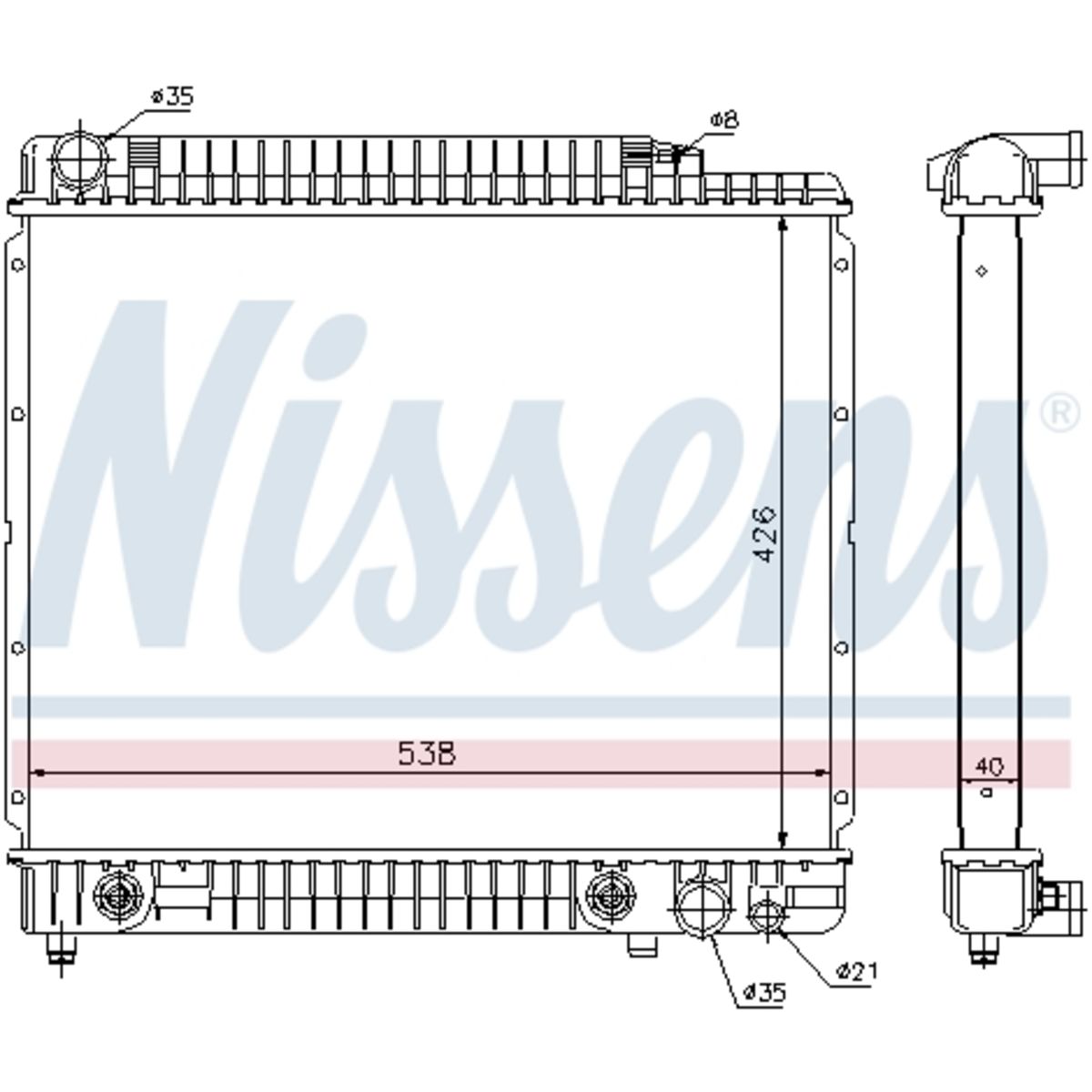 Image of Radiator, motorkoeling
