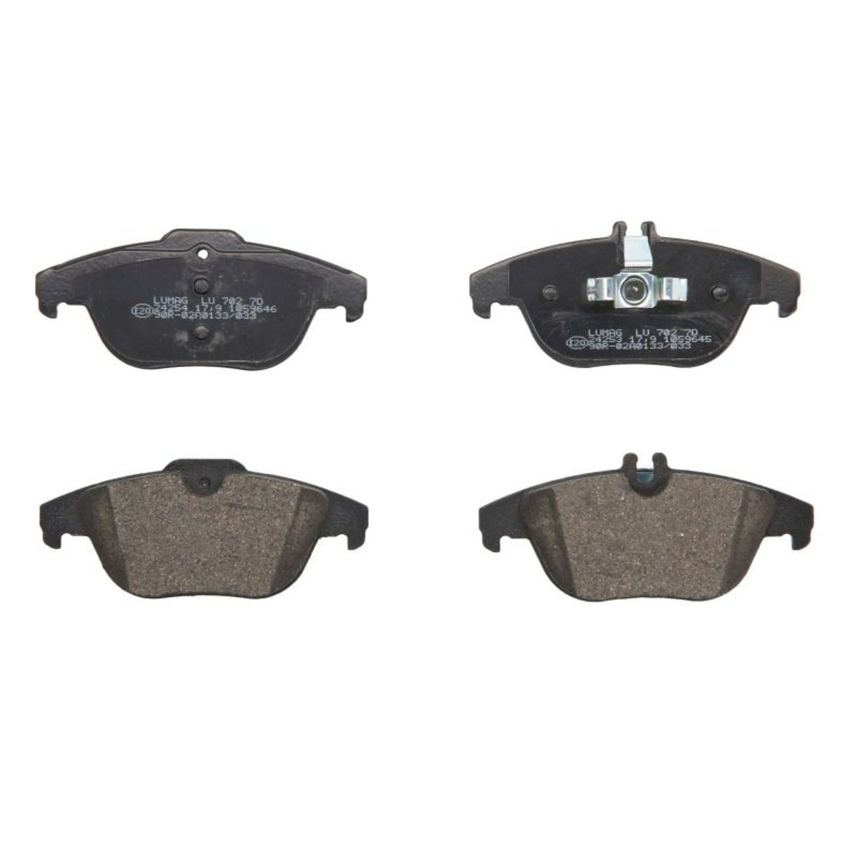 Breck Bremsbelagsatz 24253 00 702 00, Hinten