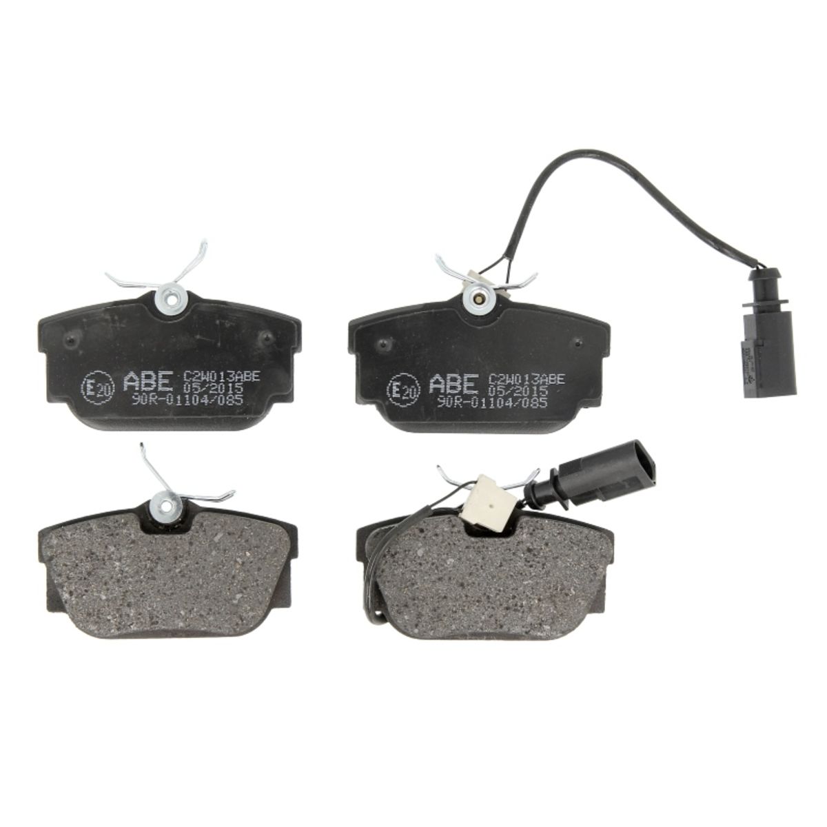 Set di pastiglie freno ABE C2W013ABE, posteriore