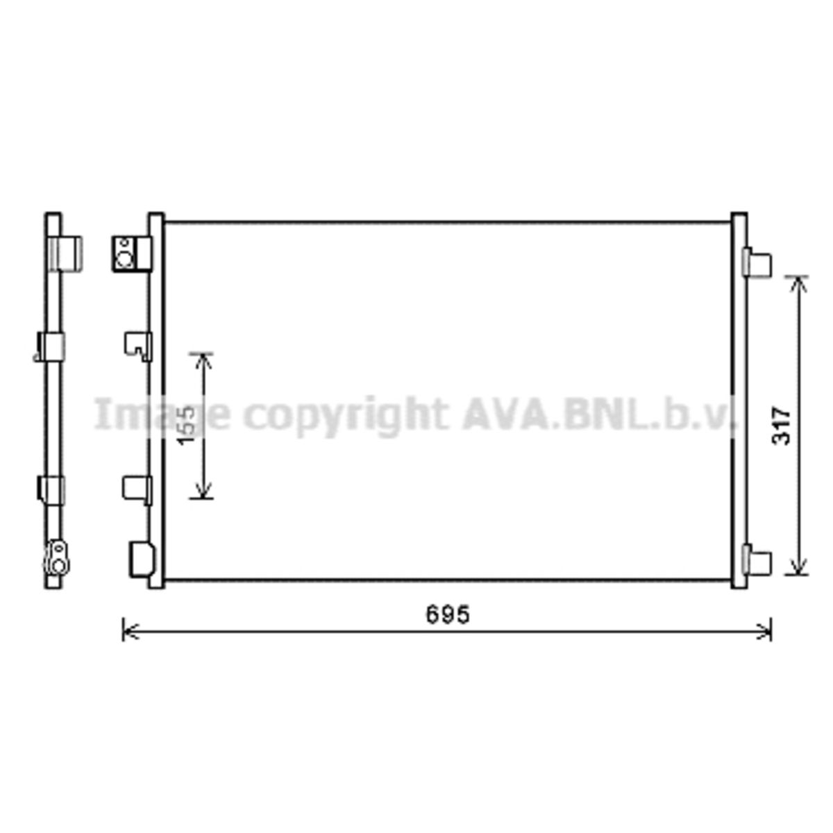 Image of Condensator, airconditioning   AVA