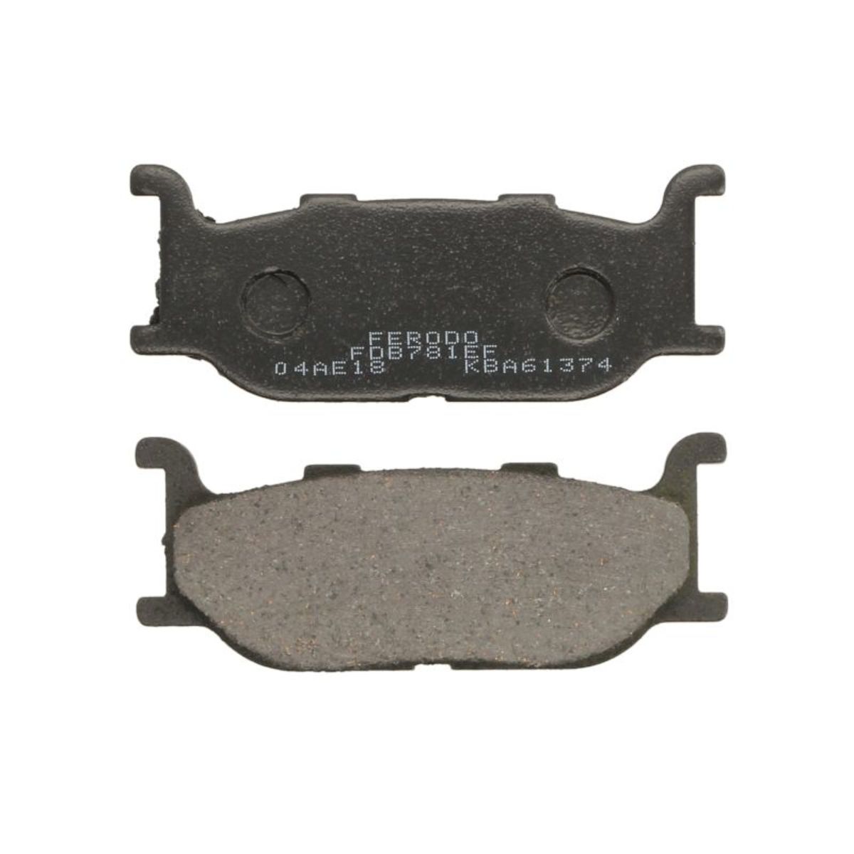 Bremsbelagsatz FERODO FDB781EF vorne, hinten