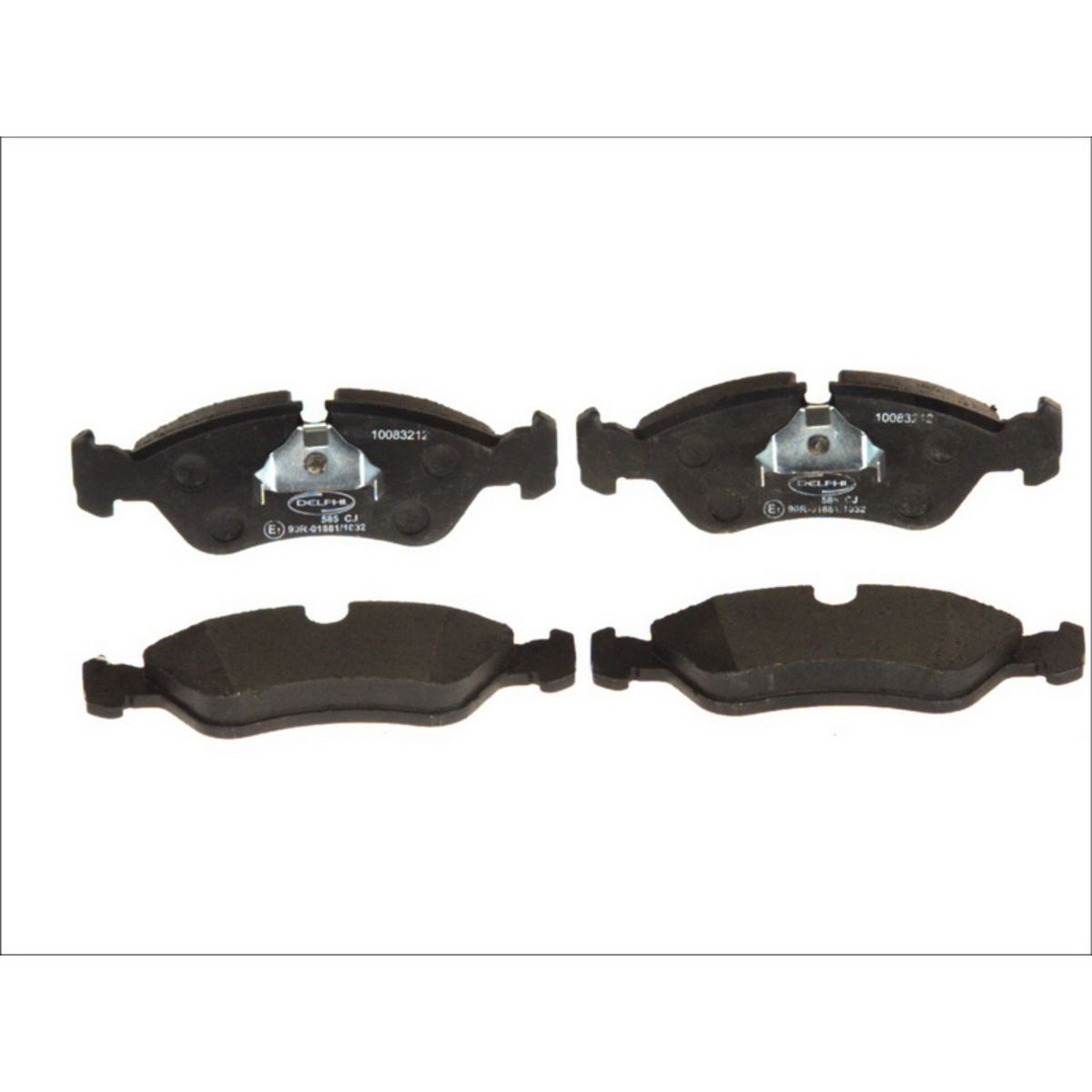 Delphi Set Di Pastiglie Freno Lp585, Anteriore