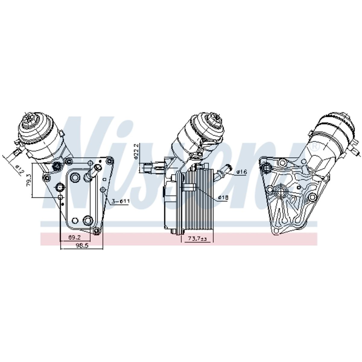 Olie radiator