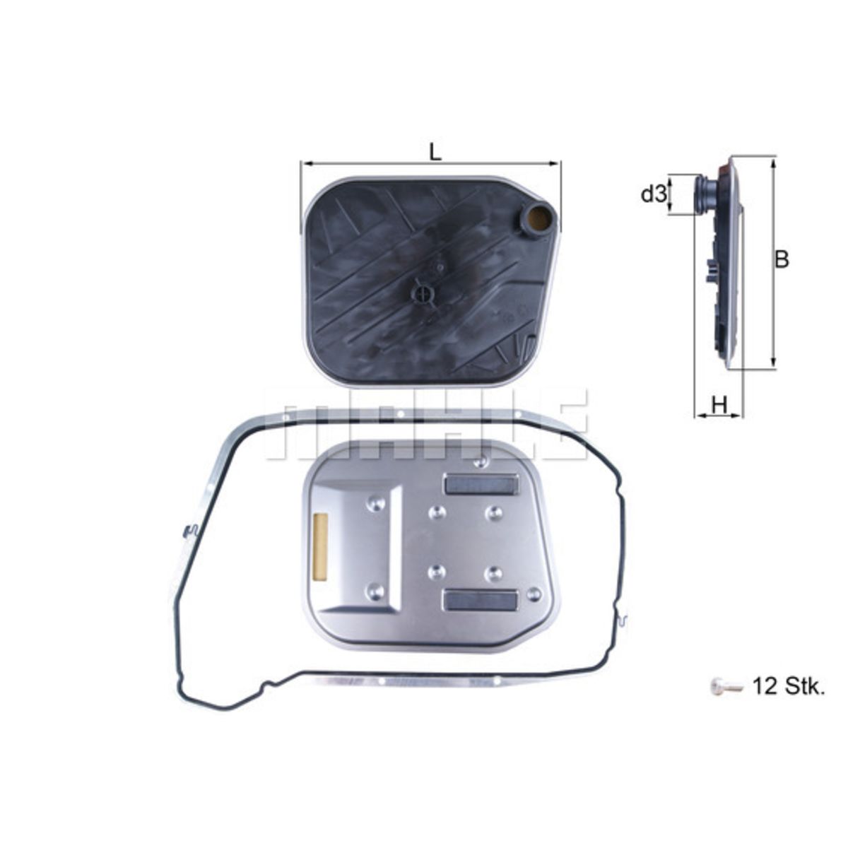 Image of Hydraulisch filter, automatische transmissie