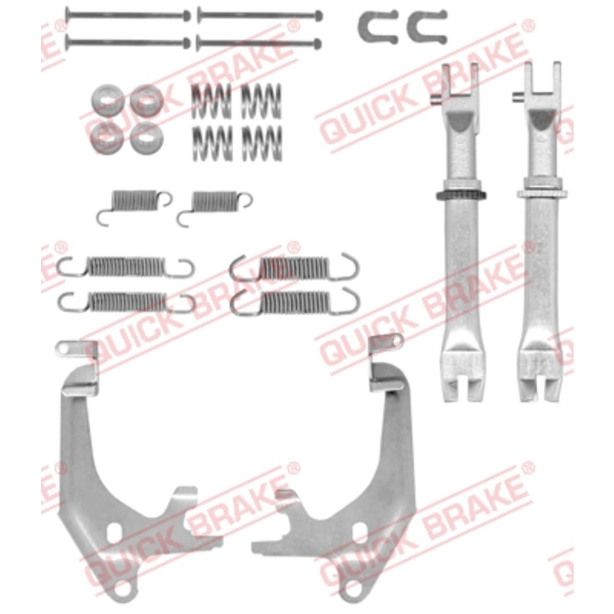 Zubehörsatz, Bremsbacken QUICK BRAKE 105-0870S