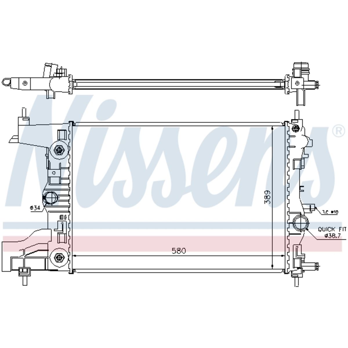 Image of Radiator, motorkoeling