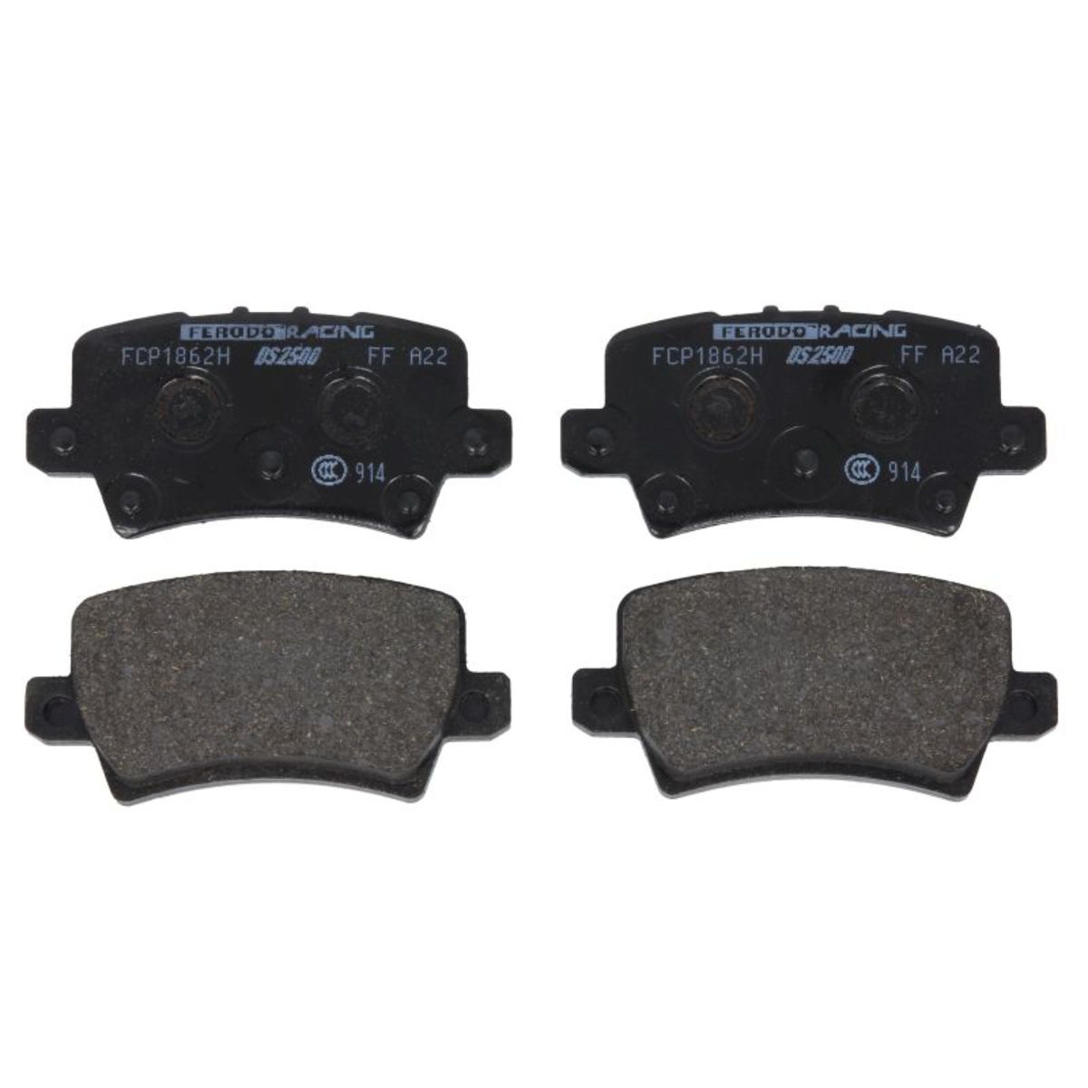 Plaquettes de frein sport non homologuées FERODO FCP1862H