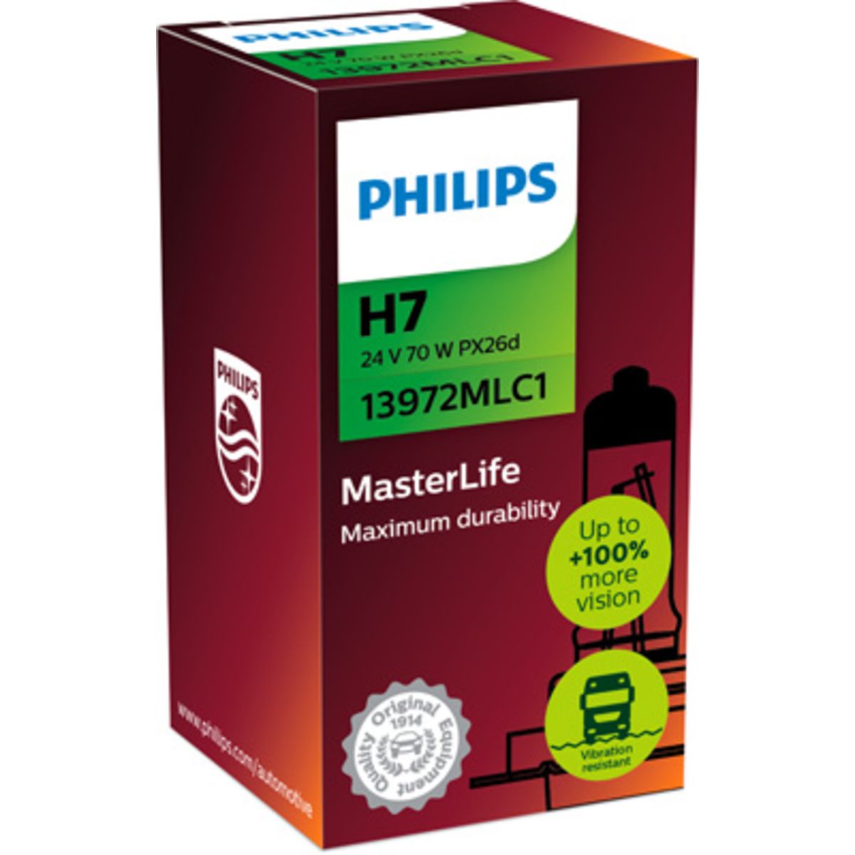 Image of Lamp Halogeen  H7 Masterlife 24V, 70W