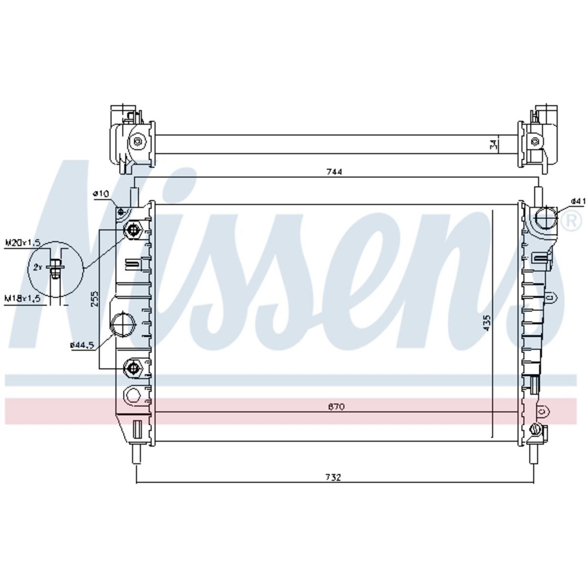 Image of Radiator, motorkoeling