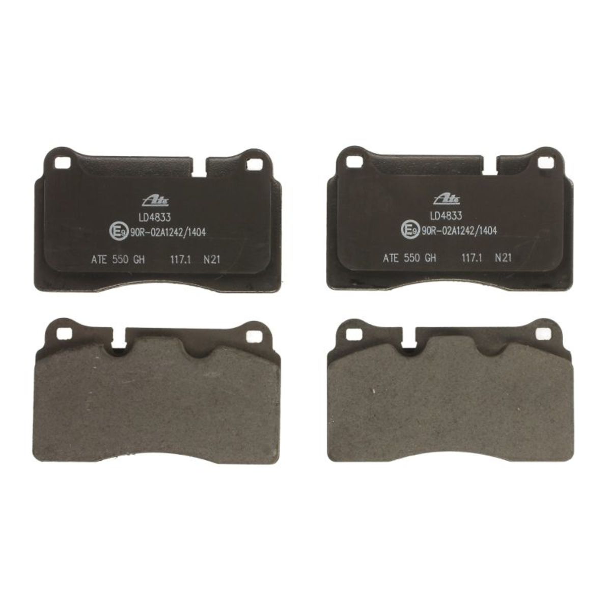 Bremsbelagsatz ATE 13.0470-4833.2, Vorne, Keramik