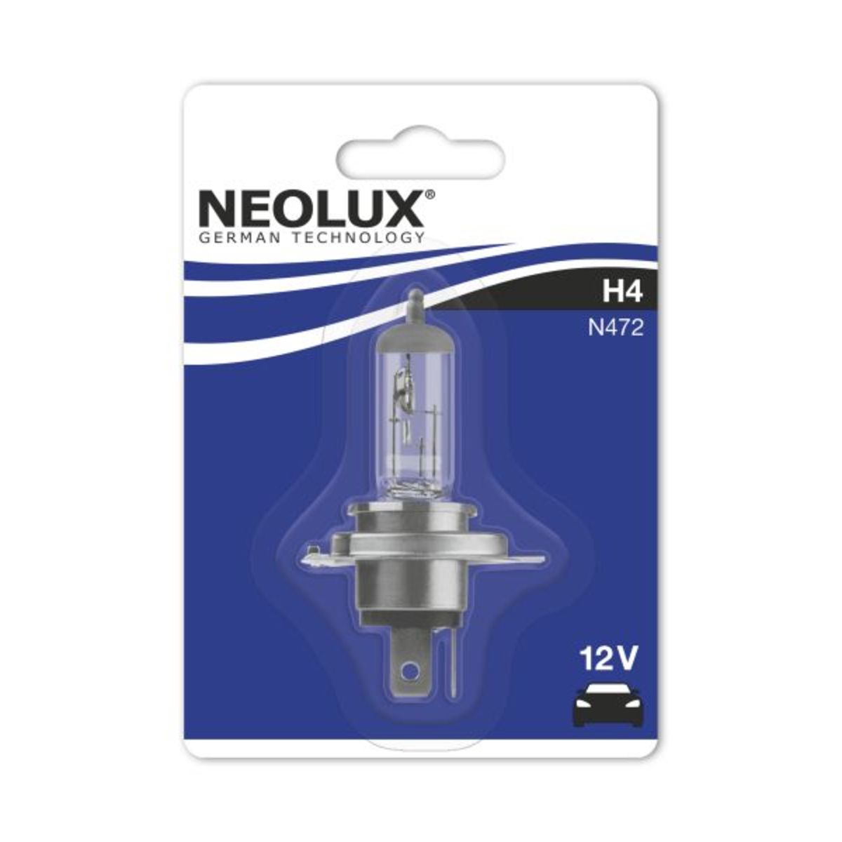 Neolux Glühlampe Halogen H4 12V, 60/55W, 1 Stück