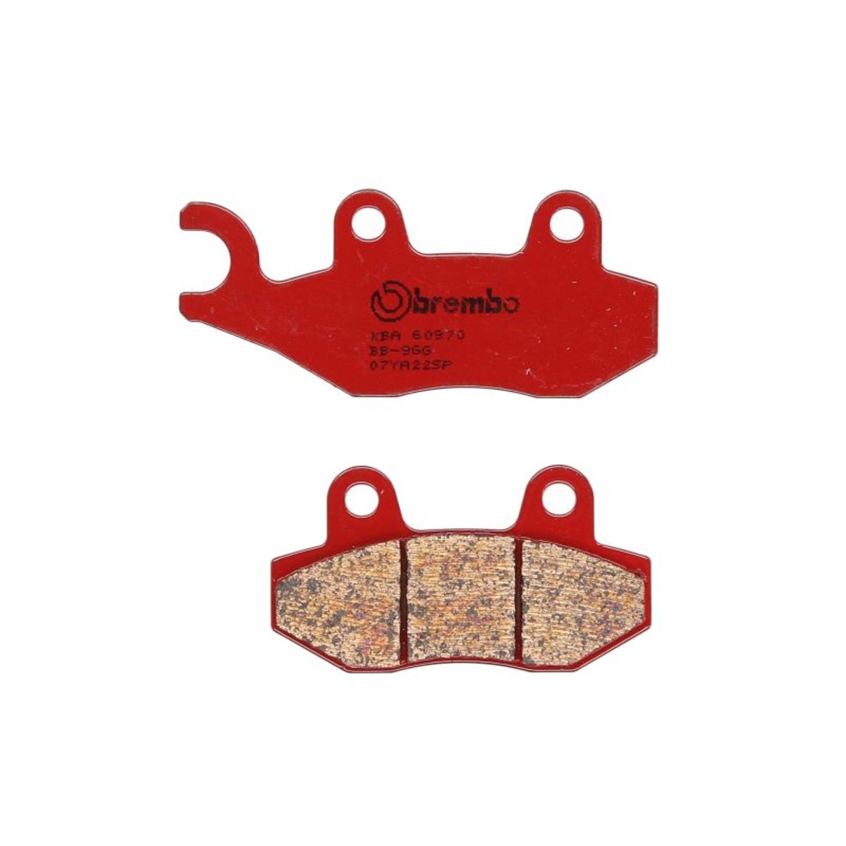 Set di pastiglie freno BREMBO 07YA22SP