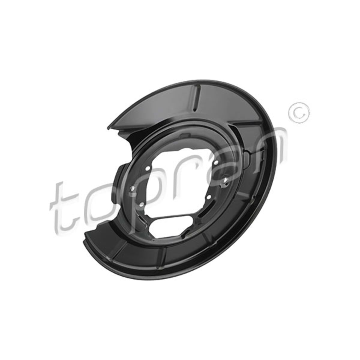 Chapa protectora contra salpicaduras, disco de freno HANS PRIES 503 349 izquierda