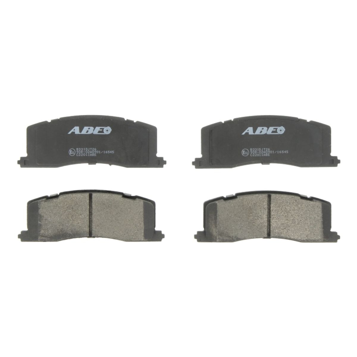 Bremsbelagsatz, Scheibenbremse ABE C22011ABE