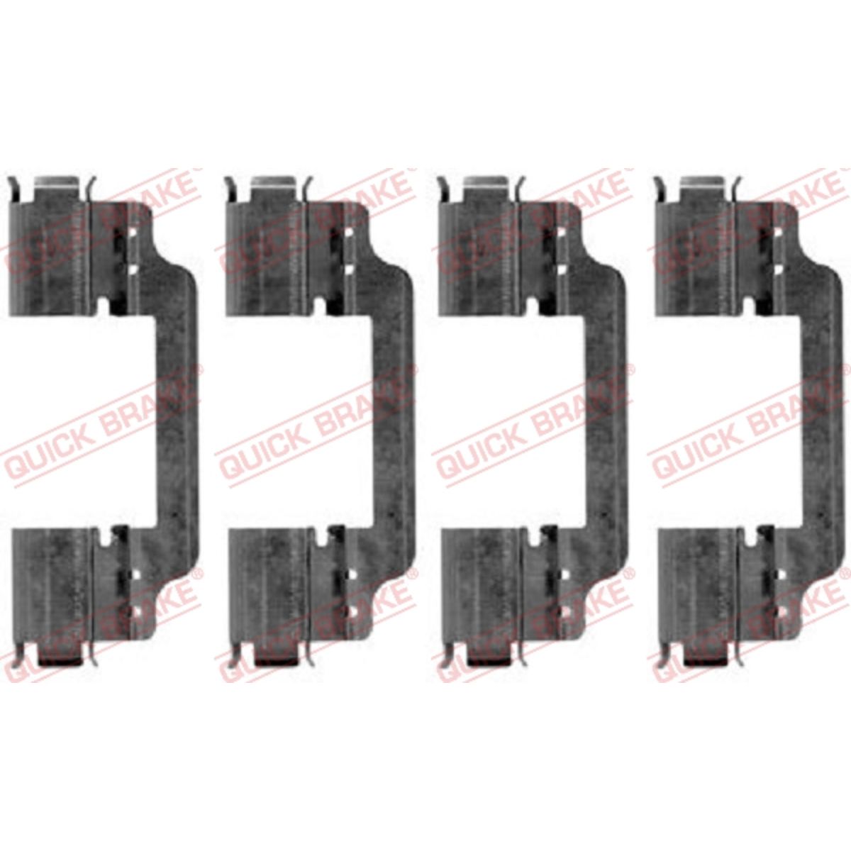 Set di accessori, pastiglia del freno a disco QUICK BRAKE 109-1871