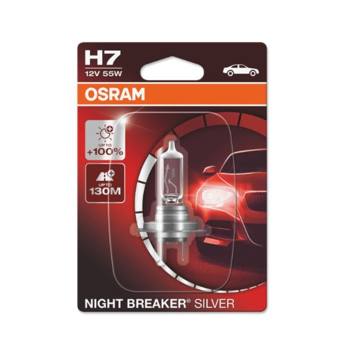 Image of Lamp Halogeen  H7 Night Breaker Silver 12V, 55W