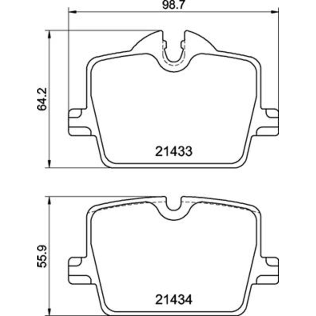 Brembo Bremsbelagsatz P 06 114