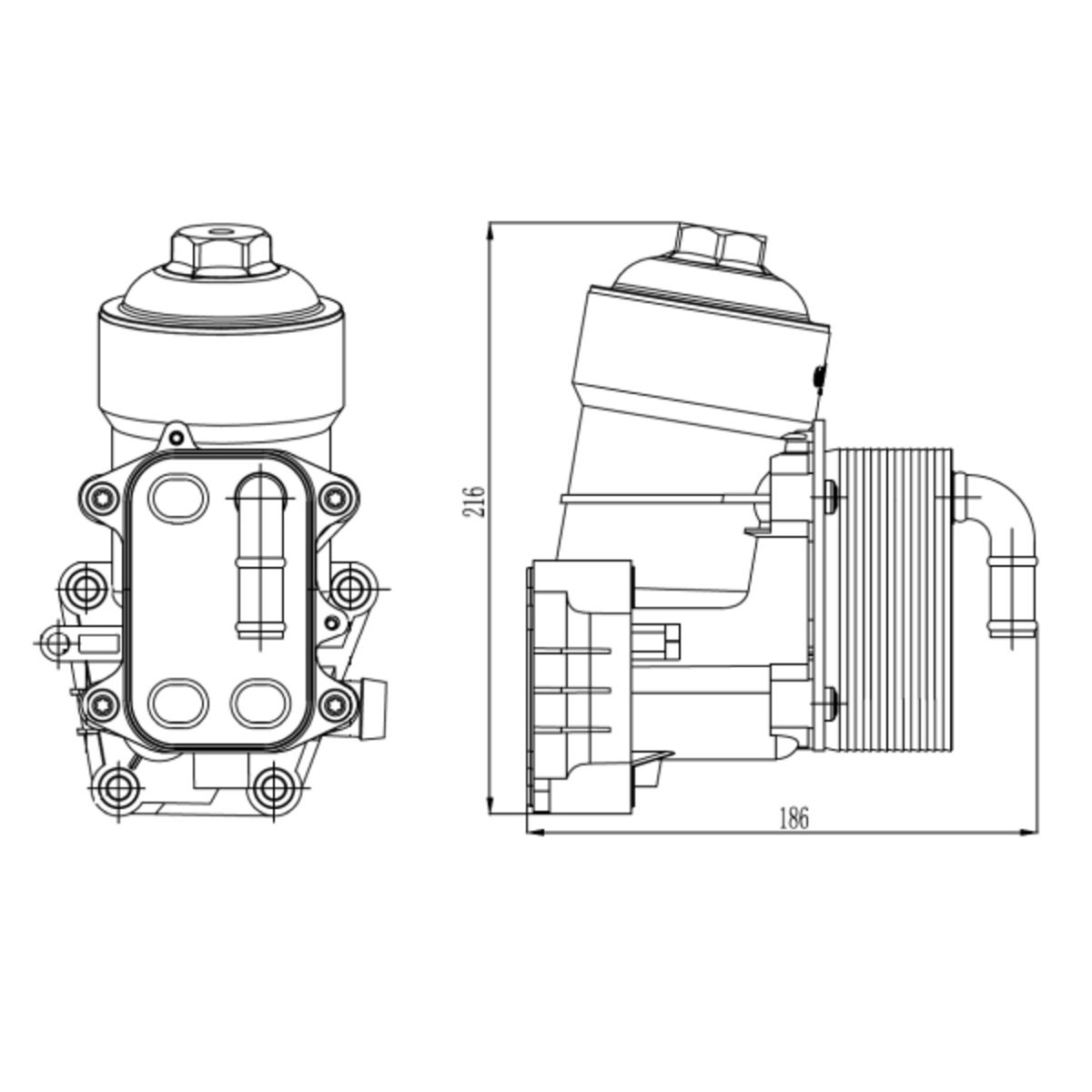 Image of Olie radiator, motorolie