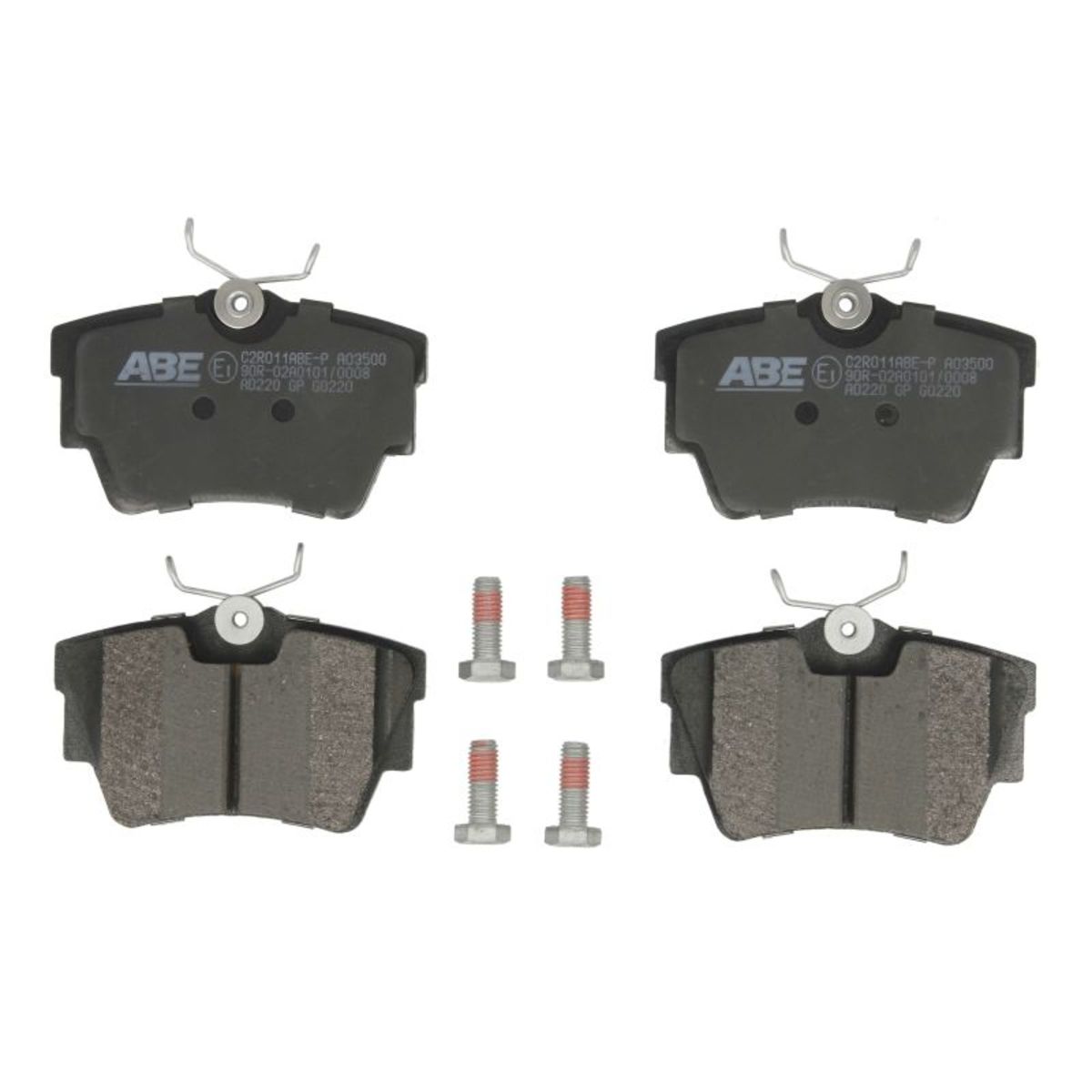 Bremsbelagsatz ABE C2R011ABE-P, Hinten