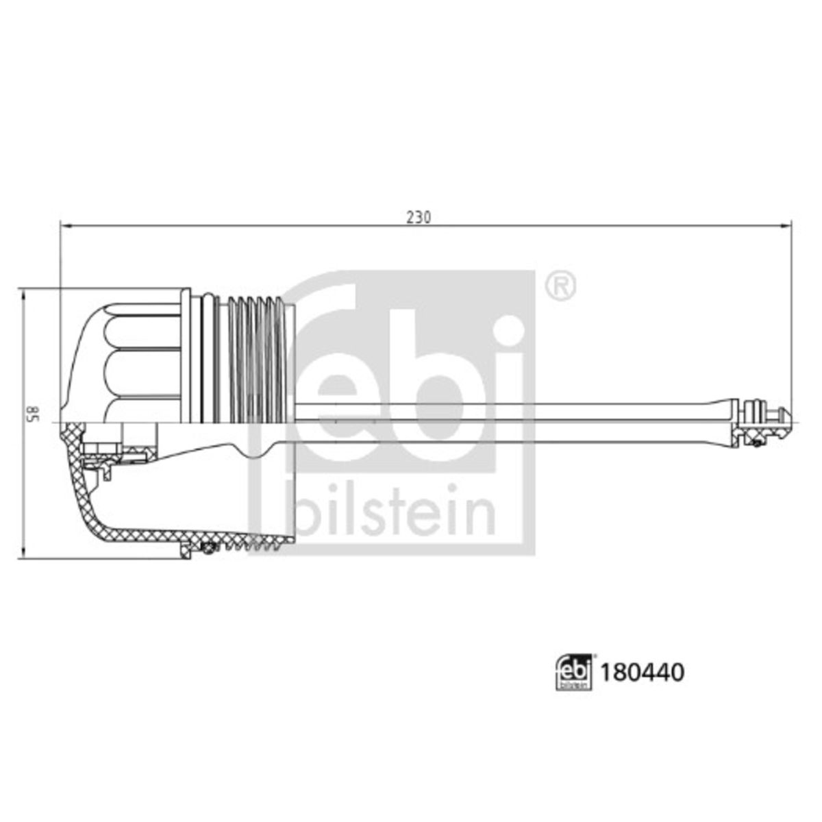 Image of Deksel, oliefilterbehuizing  BILSTEIN