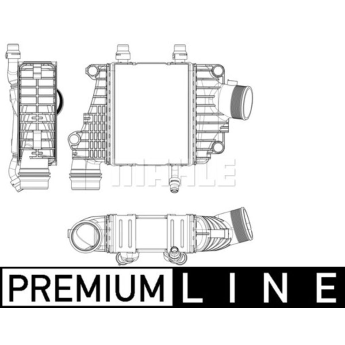 Image of Intercooler, inlaatluchtRadiator