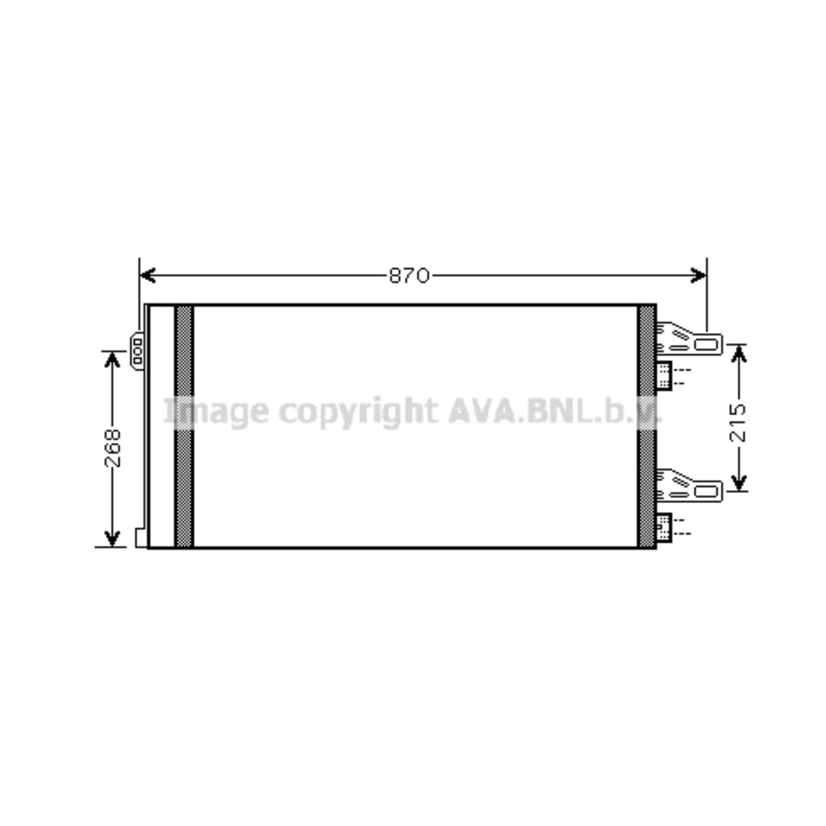 Image of Condensator, airconditioning   AVA