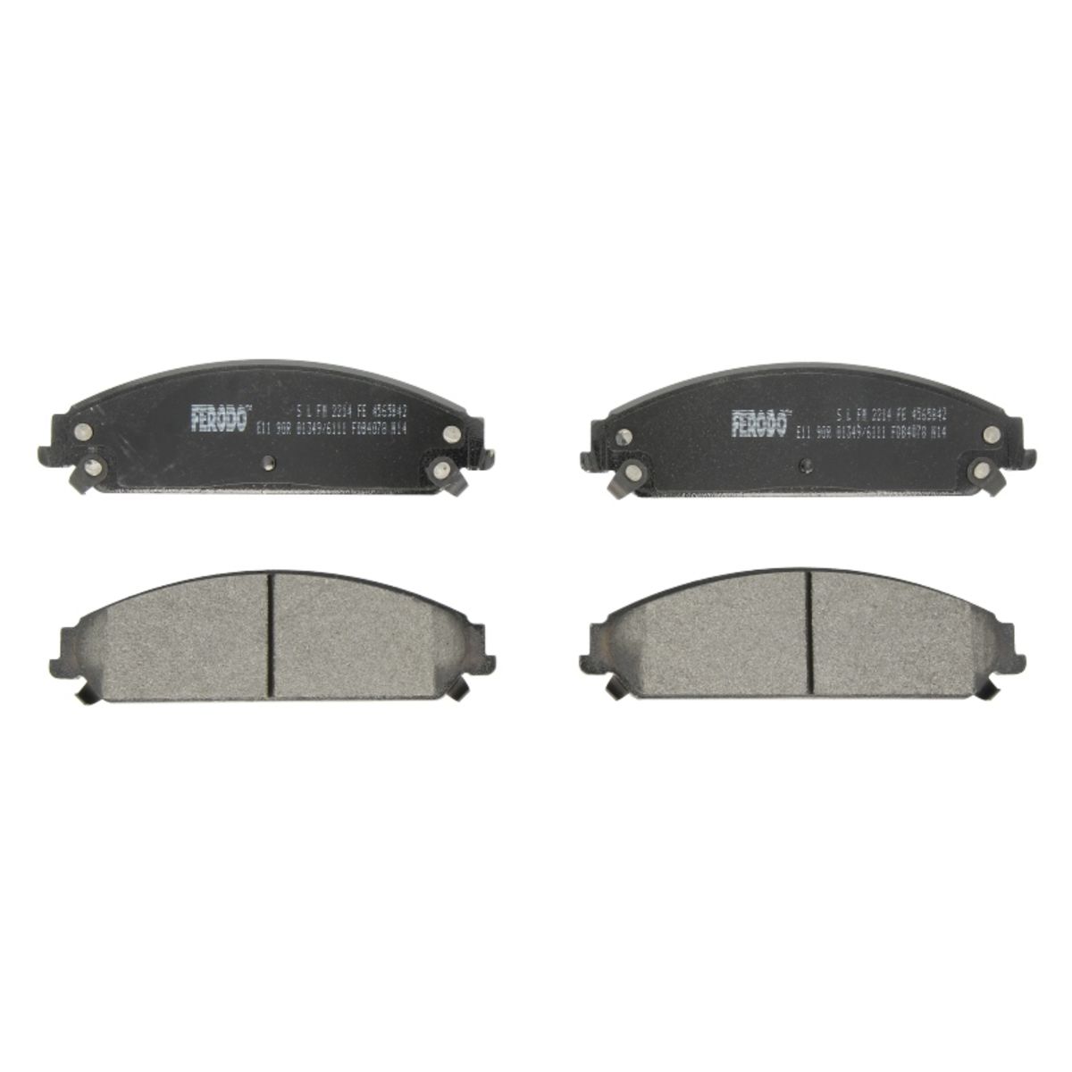 Remblokset FERODO FDB4078, voor