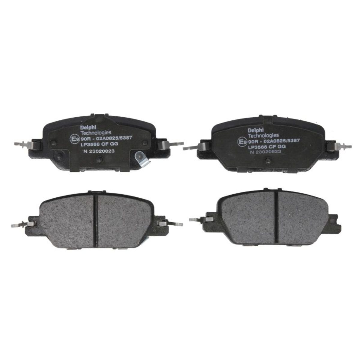 Delphi LP3566 Bremsbelagsatz für Scheibenbremse Bremsbelagsatz für Honda - Bild 6