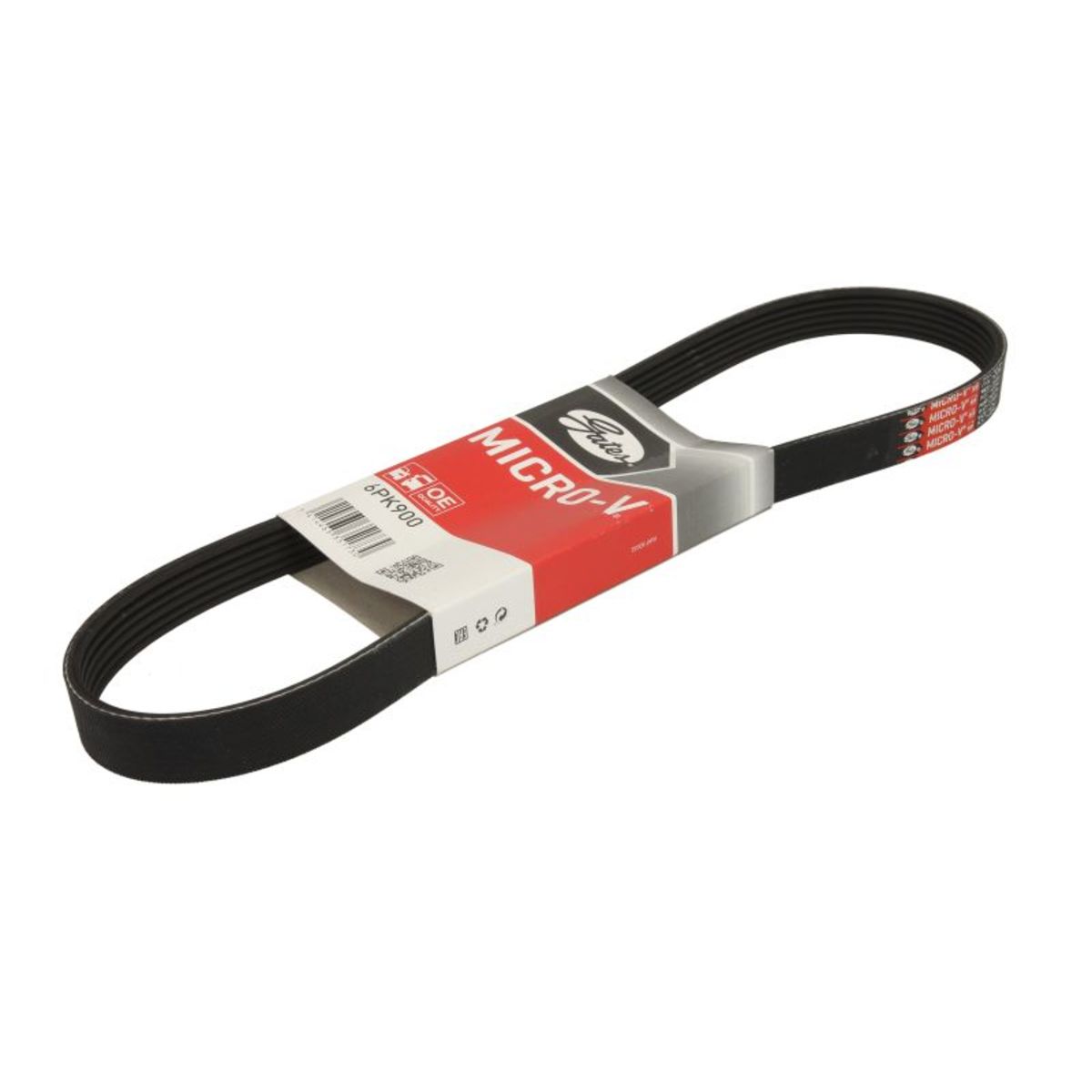 Negro Correa Poly V Gates 6Pk900