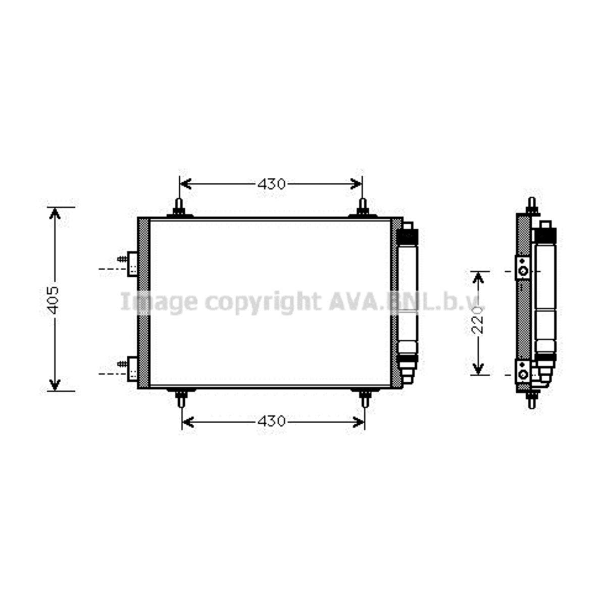 Image of Condensator, airconditioning   AVA