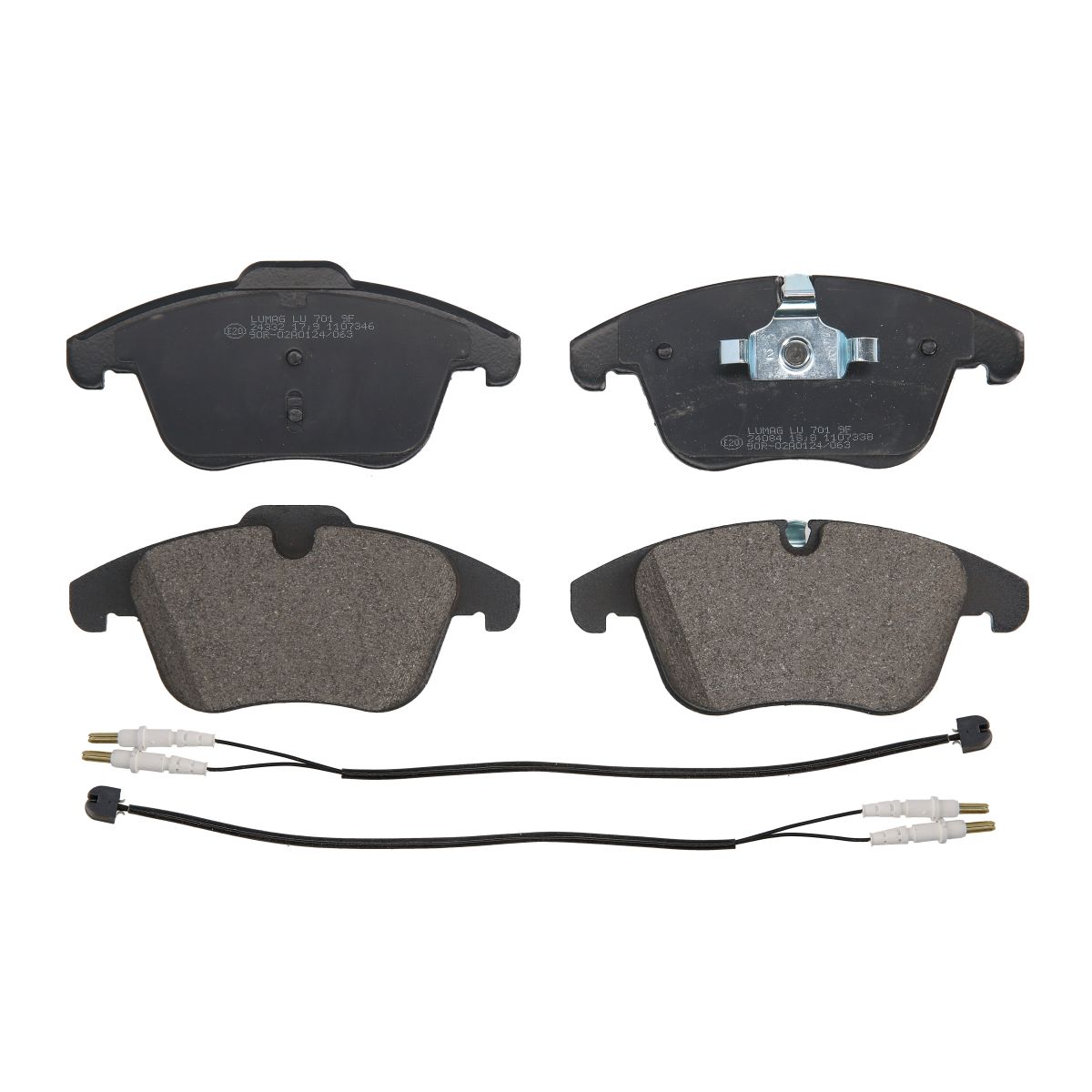 Bremsbelagsatz, Scheibenbremse BRECK 24332 00 701 10