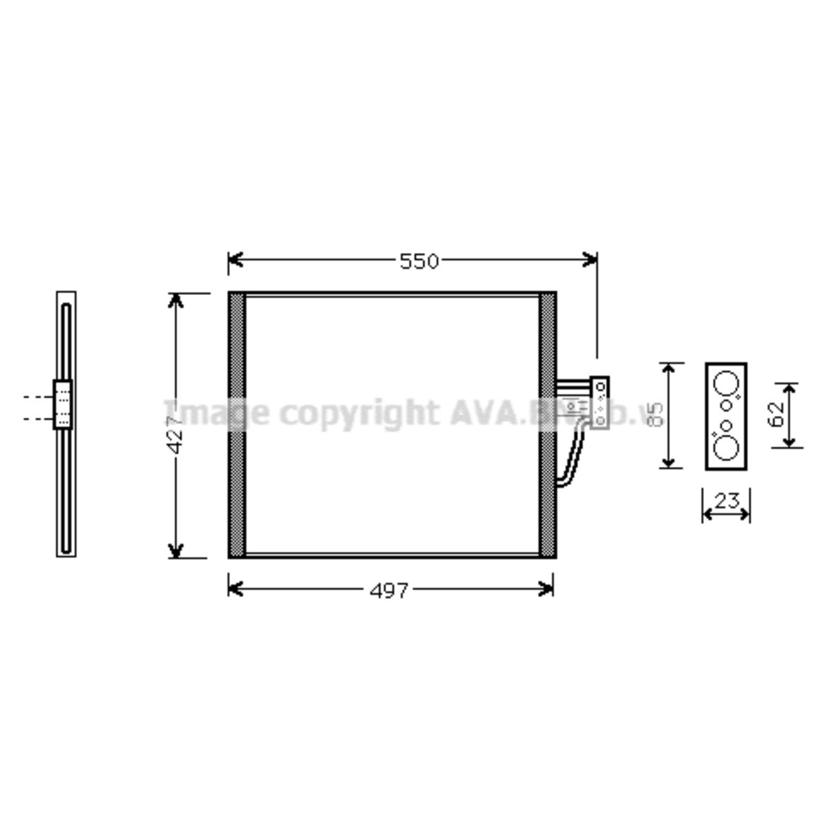 Image of Condensator, airconditioning   AVA