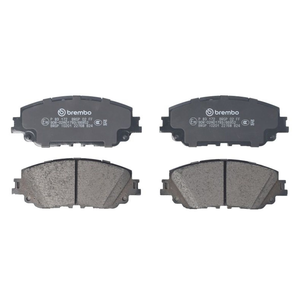Brembo Bremsbelagsatz Größe 4 P 83 172