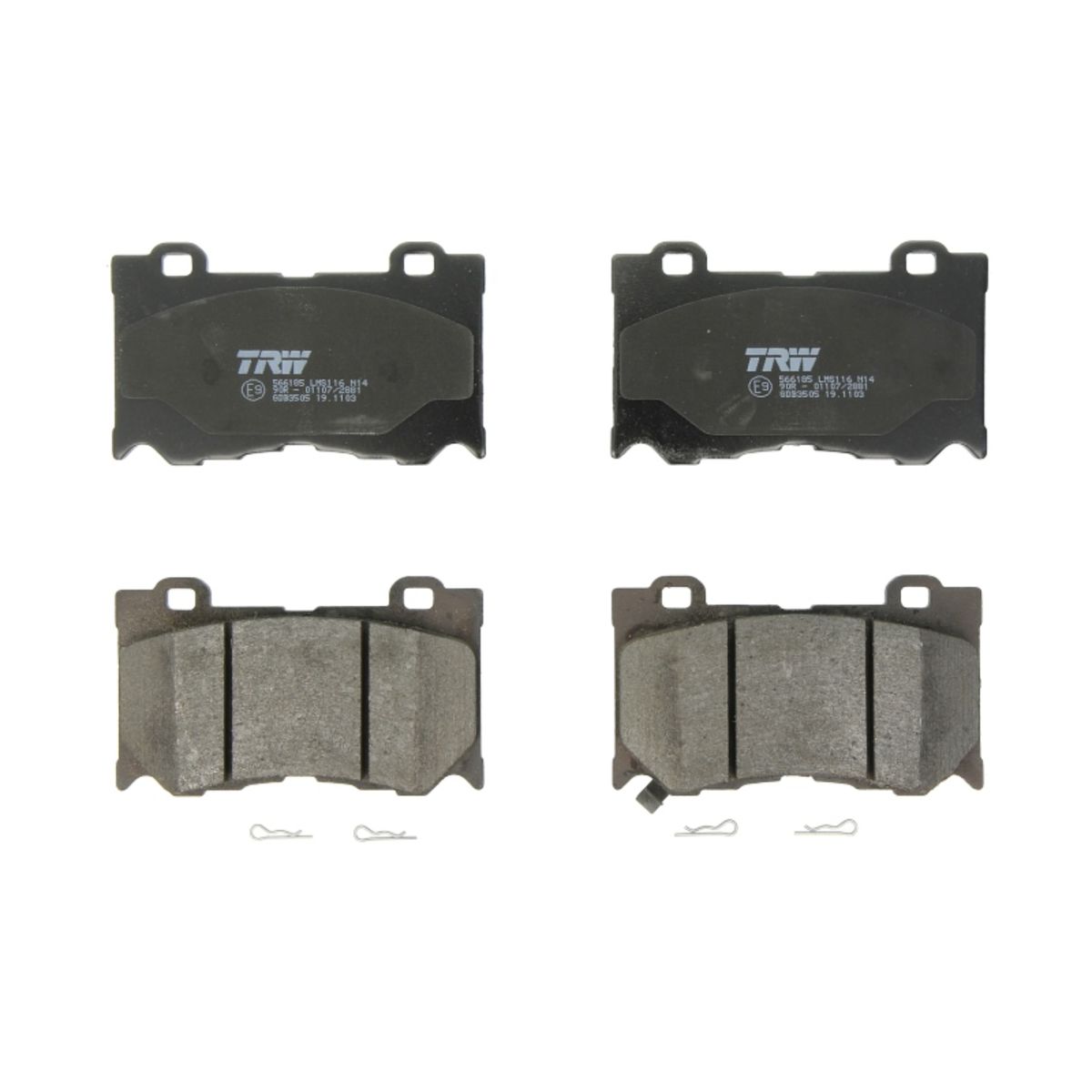Trw Jeu De Plaquettes De Frein Gdb3505, Avant
